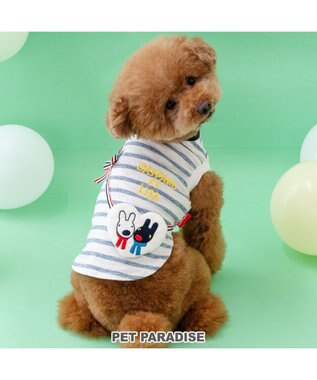 PET PARADISE リサとガスパール ボーダーハートＴシャツ 小型犬