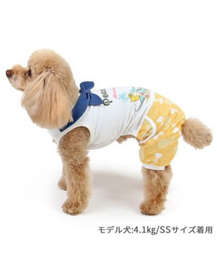 PET PARADISE スヌーピー エコメイド 天竺 パンツつなぎ  《 ビーチ柄 》 小型犬  ビーチ柄