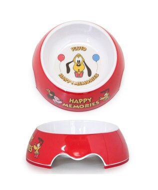 PET PARADISE ディズニー プルート ハッピーメモリーズ フードボウル レッド