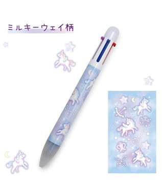 Mother garden マザーガーデン ユニコーン ６色ボールペン 《ミルキーウェイ柄》