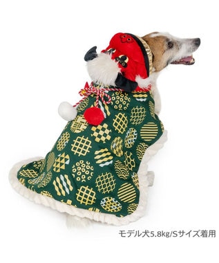 PET PARADISE ペットパラダイス 獅子舞コート  小型犬 グリーン