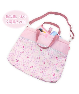 Mother garden マザーガーデン 野いちご レッスンバッグ 《小花いちご柄》 小花いちご柄