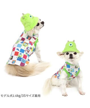 PET PARADISE ディズニー マイク バケットハット付き Tシャツ 小型犬 マイク
