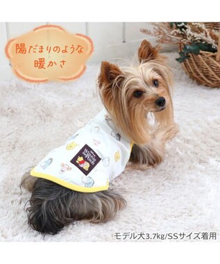 PET PARADISE ディズニー くまのプーさん ペティヒート 天竺 タンクトップ 超小型犬 小型犬 白～オフホワイト