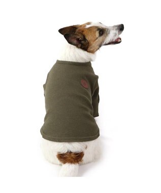 PET PARADISE J.PRESS ワッフル Tシャツ 【小型犬】 カーキ