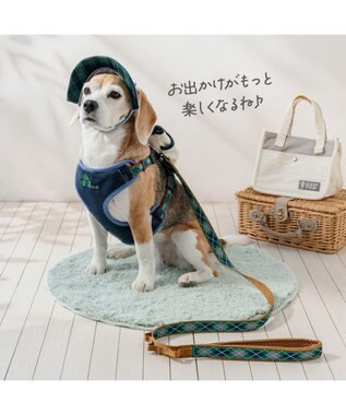 PET PARADISE ペットパラダイス リュックハーネス 《アーガイル柄》 ＳＭ ホワイト