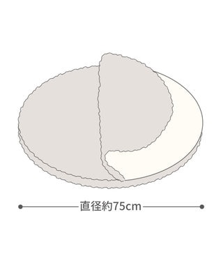 PET PARADISE ディズニー 101匹わんちゃん くつろぎマット Ｍ ベージュ