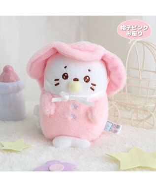 Mother garden しろたん ベビー ちびマスコット 《単品》 帽子ピンク