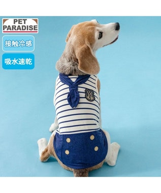  ペットパラダイス 接触冷感 マリン風 タンクトップ 中型犬 大型犬