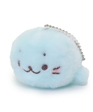 Mother garden しろたん カラーキーホルダー 10cm 【単品】 全9カラー 水色