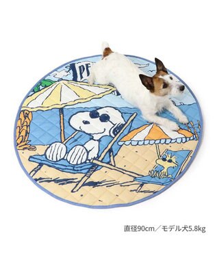 PET PARADISE スヌーピー クールマット 《ビーチ柄》 90cm ビーチ柄