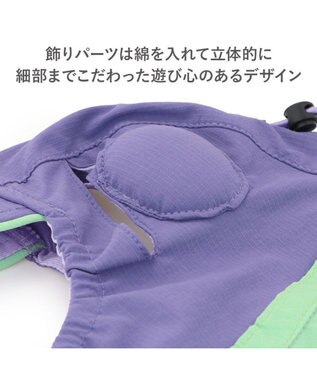 PET PARADISE ディズニー トイ・ストーリー バズ 保冷付き帽子 小型犬 パープル