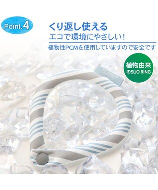PET PARADISE クールリング 犬 クールネック ひんやり 28℃クールリング 【Ｓ】 リフレクター 水色 ベージュ  反射材付き 水色 Ｓ