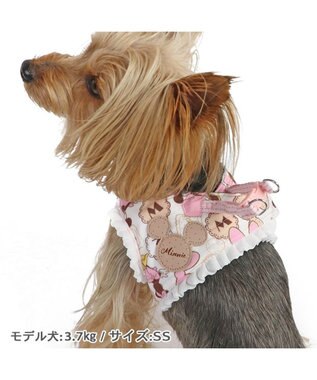 PET PARADISE ディズニー ミニーマウス ベストハーネス 《クッキー柄》  ＳＳ 小型犬 ピンク