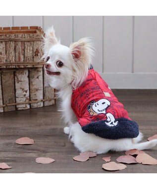 PET PARADISE スヌーピー エアベスト フライングエース 《レッド》 超小型犬 小型犬 レッド