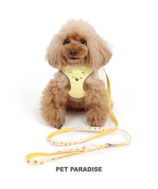 PET PARADISE ディズニー くまのプーさん リード付きハーネス ふわふわパイル SS