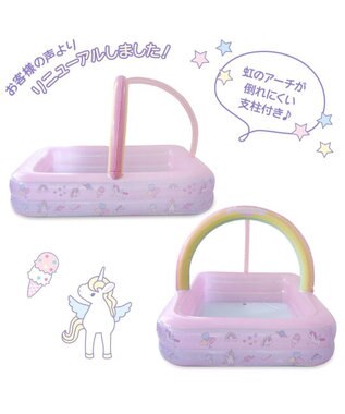 Mother garden マザーガーデン シャワーアーチ付き ユニコーンレインボー プール -