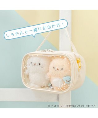 Mother garden しろたん どこでも！たてよこぬいぐるみキャリーケース 《ホワイト》 ホワイト