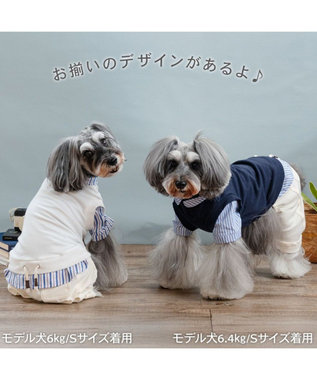 PET PARADISE ペットパラダイス ベスト パンツつなぎ 《ホワイト》 小型犬 ホワイト×ホワイト
