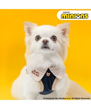 PET PARADISE ミニオン チェック ベスト ハーネス ＳＳ 小型犬