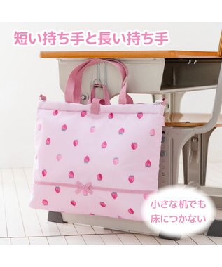 Mother garden マザーガーデン  野いちご レッスンバッグ 《レトロストロベリー柄》 レトロストロベリー柄