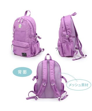 Mother garden マザーガーデン ユニコーン キッズ リュック パープル リフレクターキーホルダー付き パープル