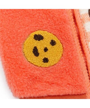 PET PARADISE スヌーピー ボア ジップベスト 《クッキー柄 》 小型犬 オレンジ