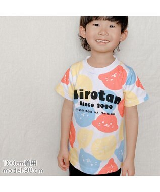 Mother garden しろたん キッズ 半袖 Ｔシャツ 《総柄》 総柄