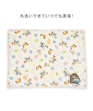 PET PARADISE ディズニー トイ・ストーリー 遠赤外線 ボア マット 《総柄》 オフホワイト
