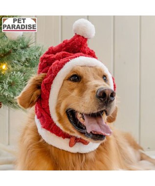 PET PARADISE ペットパラダイス サンタ 帽子 ＳＭ～Ｍ/Ｌ 2025 中型犬 大型犬