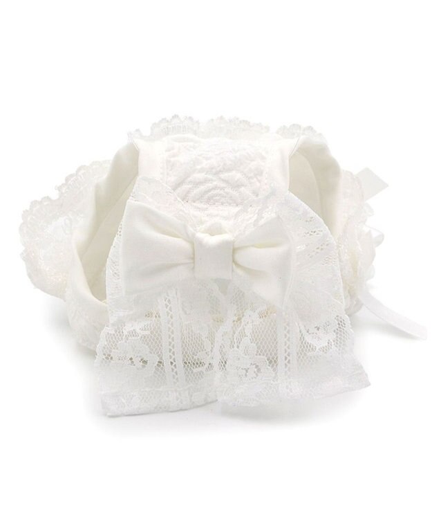 PET PARADISE cherircouture ヘッドドレス ４Ｓ～３Ｓ / ＳＳ～Ｓ ホワイト