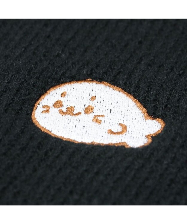Mother garden しろたん 刺繍ニットカーディガン ユニセックス 黒