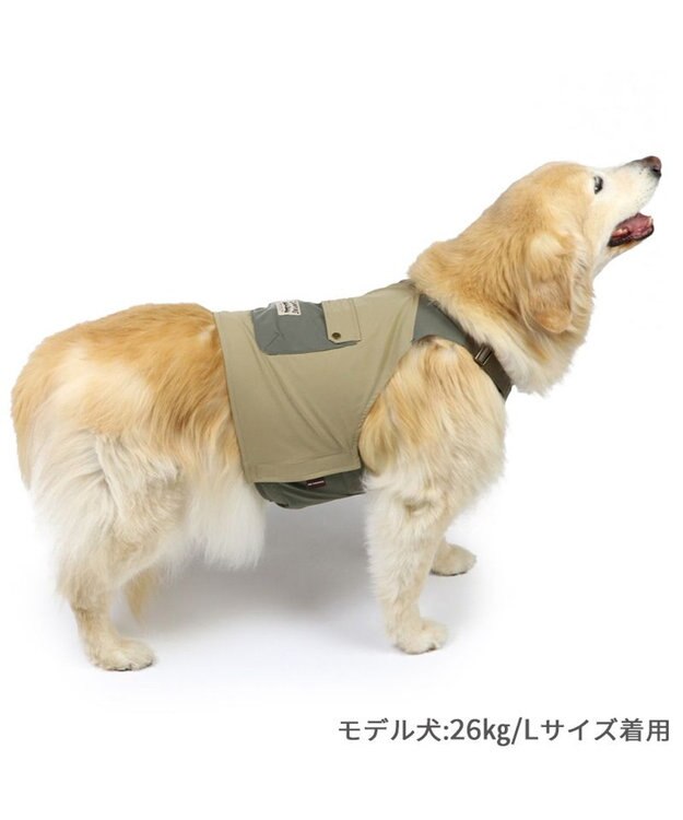 PET PARADISE ペットパラダイス クール アウトベスト 中型犬 大型犬 カーキ