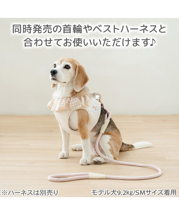 PET PARADISE ペットパラダイス ロープ リード ピンク　M～Ｌ 大型犬 ピンク