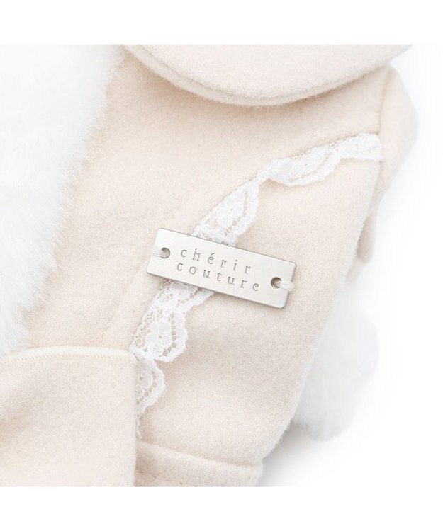 PET PARADISE cherircouture バックリボンコート 小型犬 ベージュ