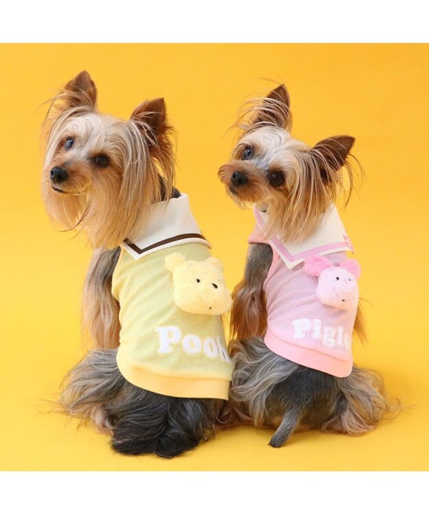 PET PARADISE ディズニー くまのプーさん ぬいぐるみ付きタンクトップ 小型犬 プーさん