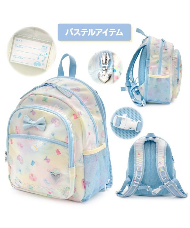 Mother garden マザーガーデン  リュック 【Ｍサイズ】  《パステルアイテム柄》 パステルアイテム