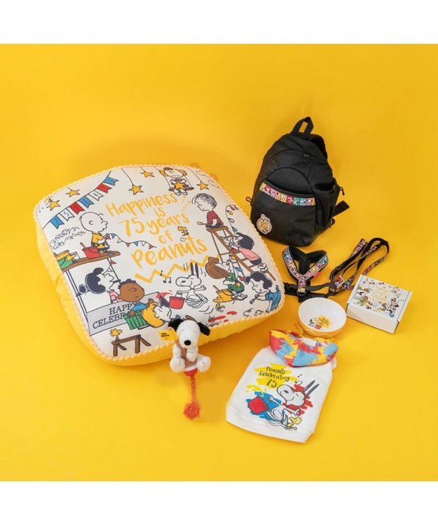 PET PARADISE スヌーピー 75周年 ロープトイ  小型犬 レッド