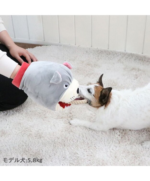 PET PARADISE ペットパラダイス パペットトイ 《番犬》 グレー