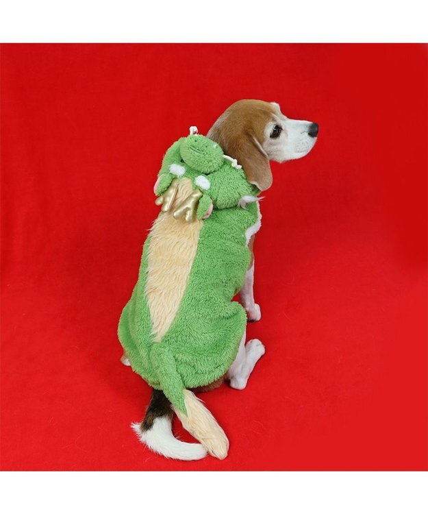 PET PARADISE ペットパラダイス なりきりパーカー 辰 中型犬 大型犬 黄緑
