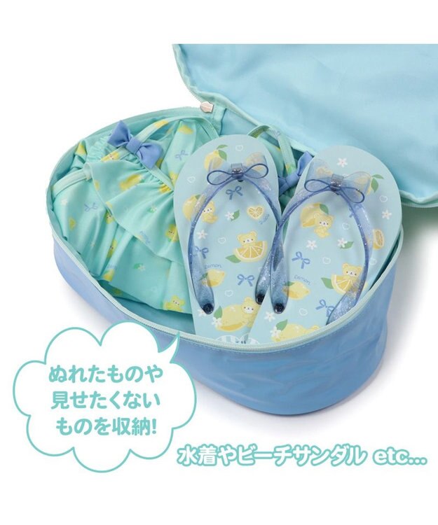 Mother garden マザーガーデン プールバッグ 《ユニコーン柄 レモンくま柄》 2層式 ビーチバッグ 『単品』 レモンくま