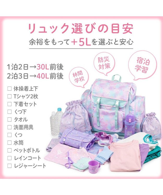 Mother garden マザーガーデン  ネット店限定 ユニコーン トラベル リュック 《ミルキーウェイ柄》 ミルキーウェイ柄