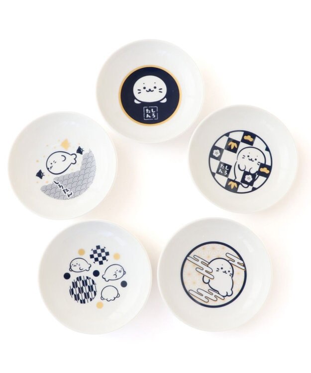 Mother garden しろたん 豆皿 《市松》 単品 市松