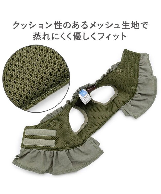 PET PARADISE ペットパラダイス ペタルオリーブ ベストハーネス Ｌ 大型犬 カーキ