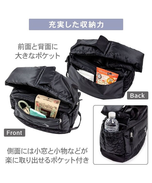PET PARADISE ディズニー ミッキーマウス 白黒 スリングバッグ Ｓ ブラック