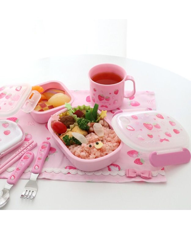 Mother garden マザーガーデン 野いちご １段 ランチボックス 《スケッチ柄》 スケッチ柄