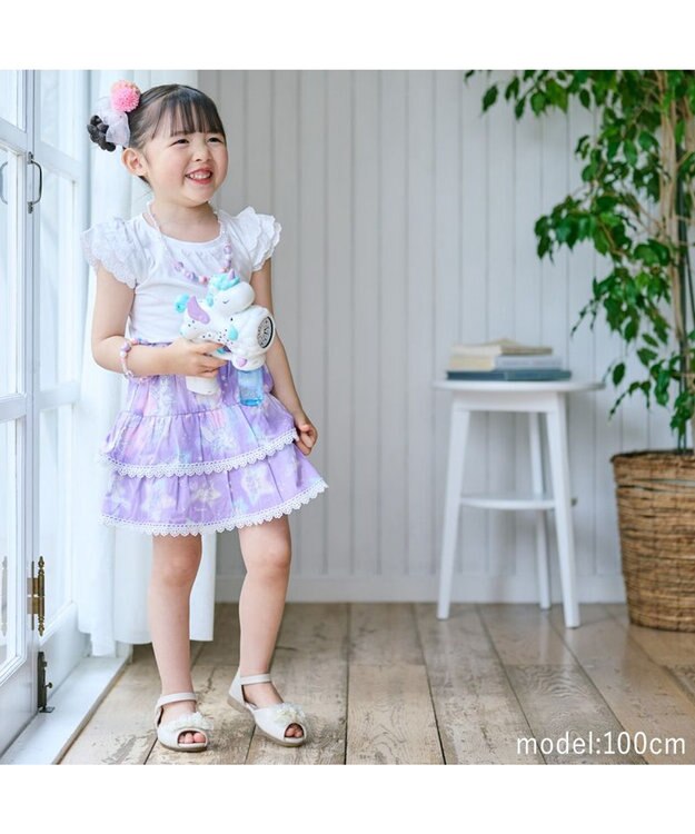 Mother garden マザーガーデン キッズ ドレス セパレート 浴衣 《ユニコーン ミルキーウェイ柄》 95~100cm ユニコーンミルキーウェイ柄