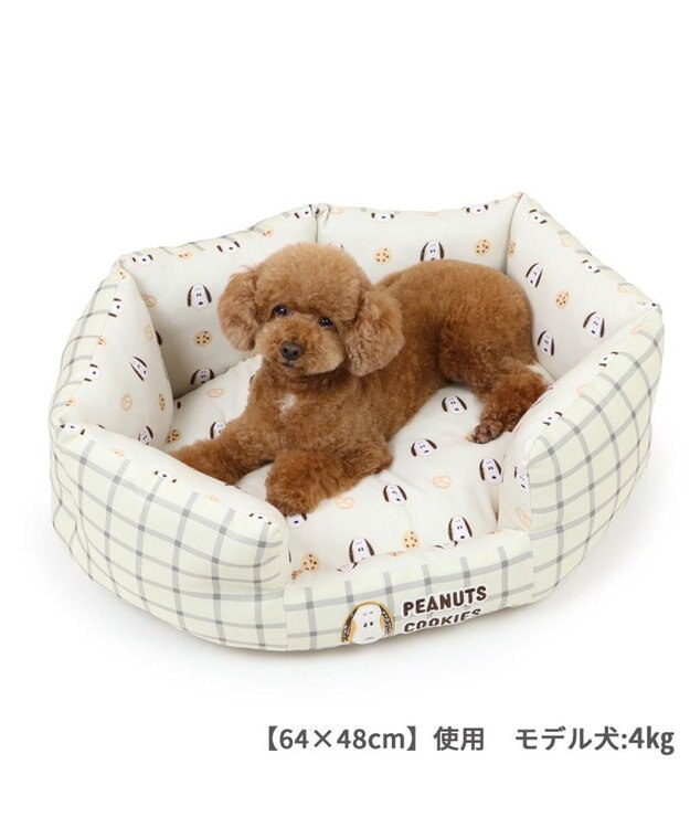 PET PARADISE スヌーピー カドラー 《クッキー柄》 64×48cm クッキー柄
