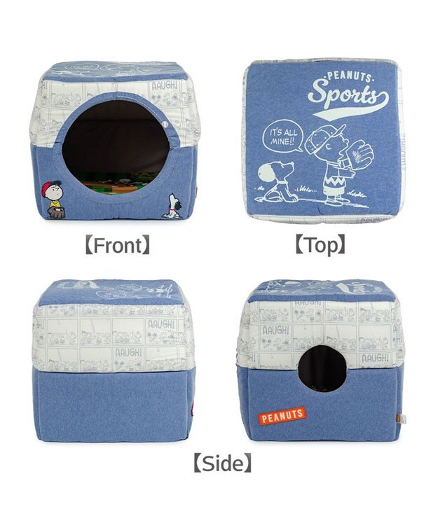 PET PARADISE スヌーピー 野球２ｗａｙ ハウス Ｌ -