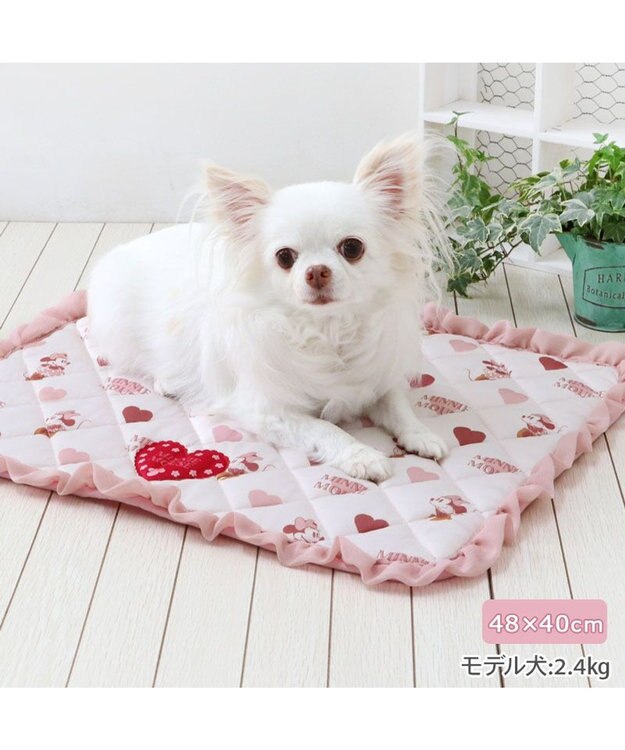 PET PARADISE ディズニー ミニーマウス クールマット  S ピンク